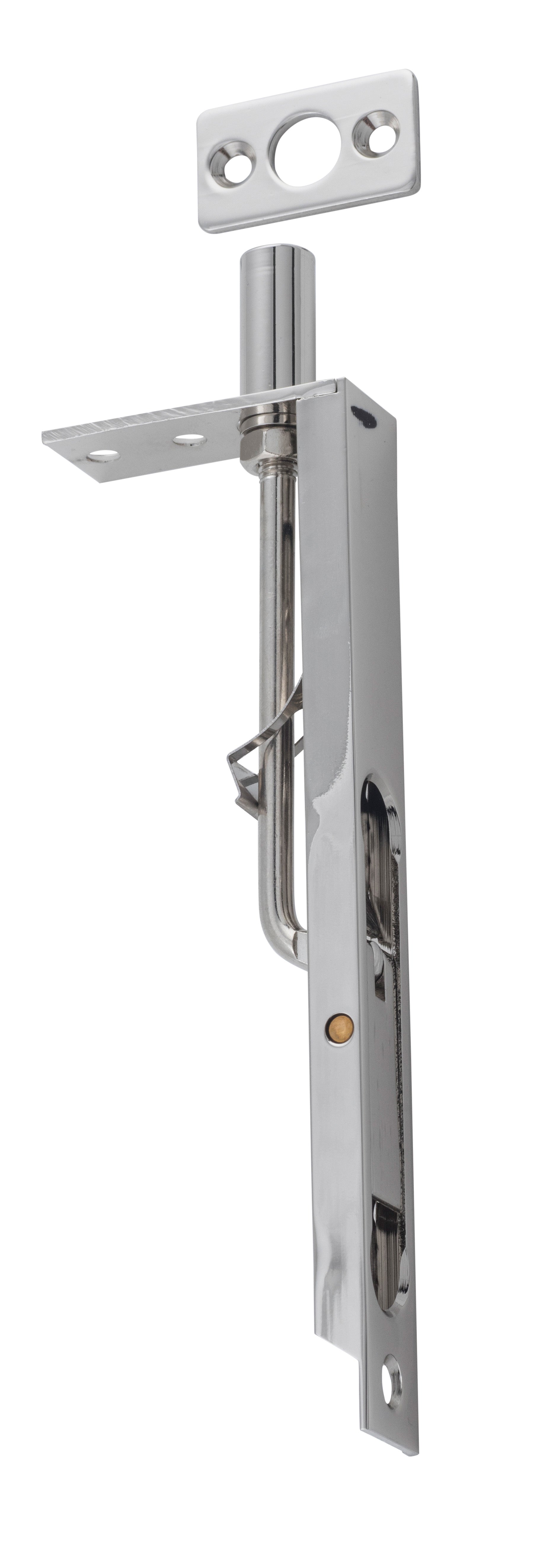 Flush Bolt Polished Nickel / L150mm