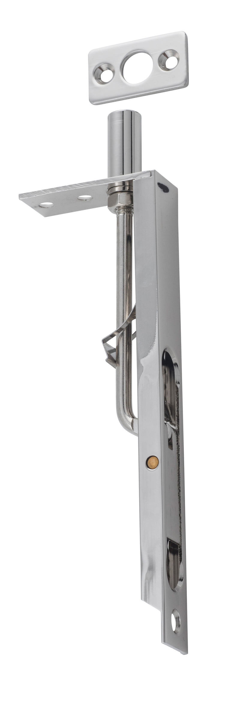 Flush Bolt Polished Nickel / L150mm