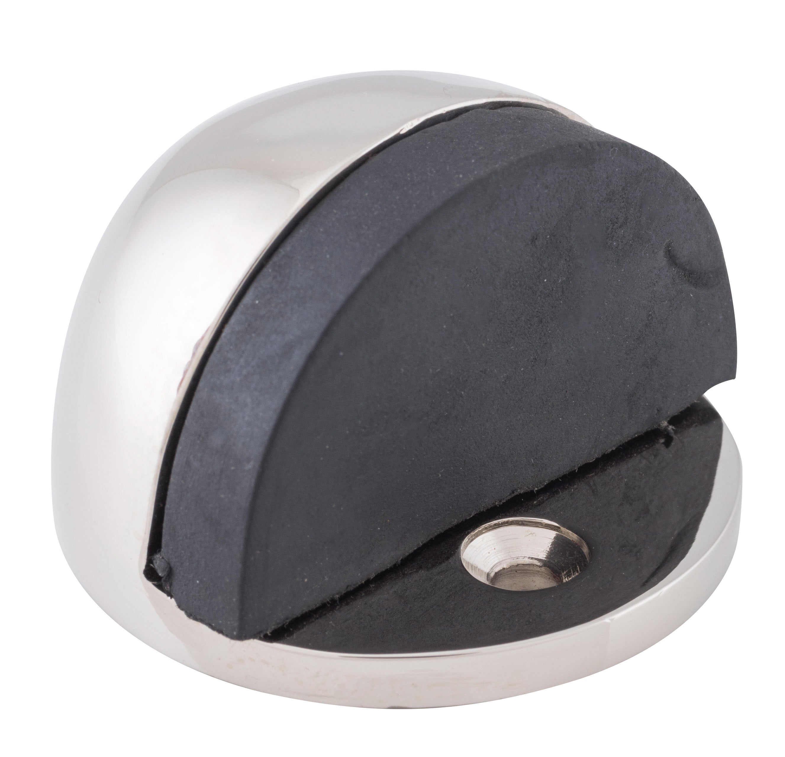 Oval Door Stop Polished Nickel