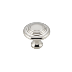 Domed Cupboard Knob Polished Nickel / D25xP24mm