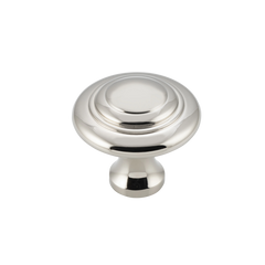 Domed Cupboard Knob Polished Nickel / D32xP29mm