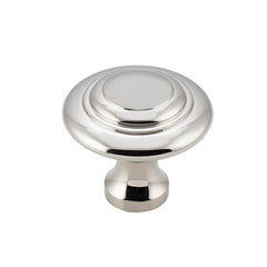 Domed Cupboard Knob Polished Nickel / D38xP35mm