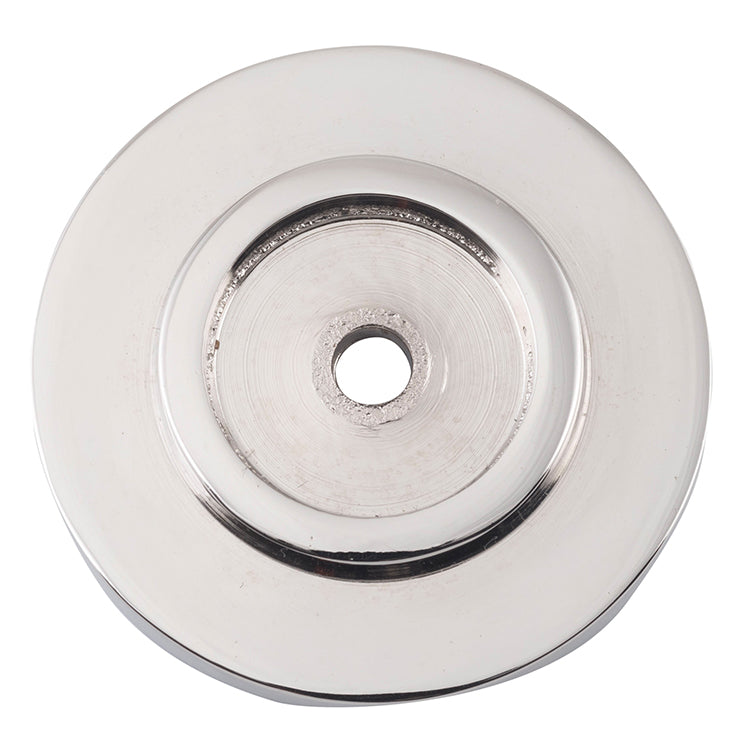 Cupboard Knob Backplate Polished Nickel / D25mm