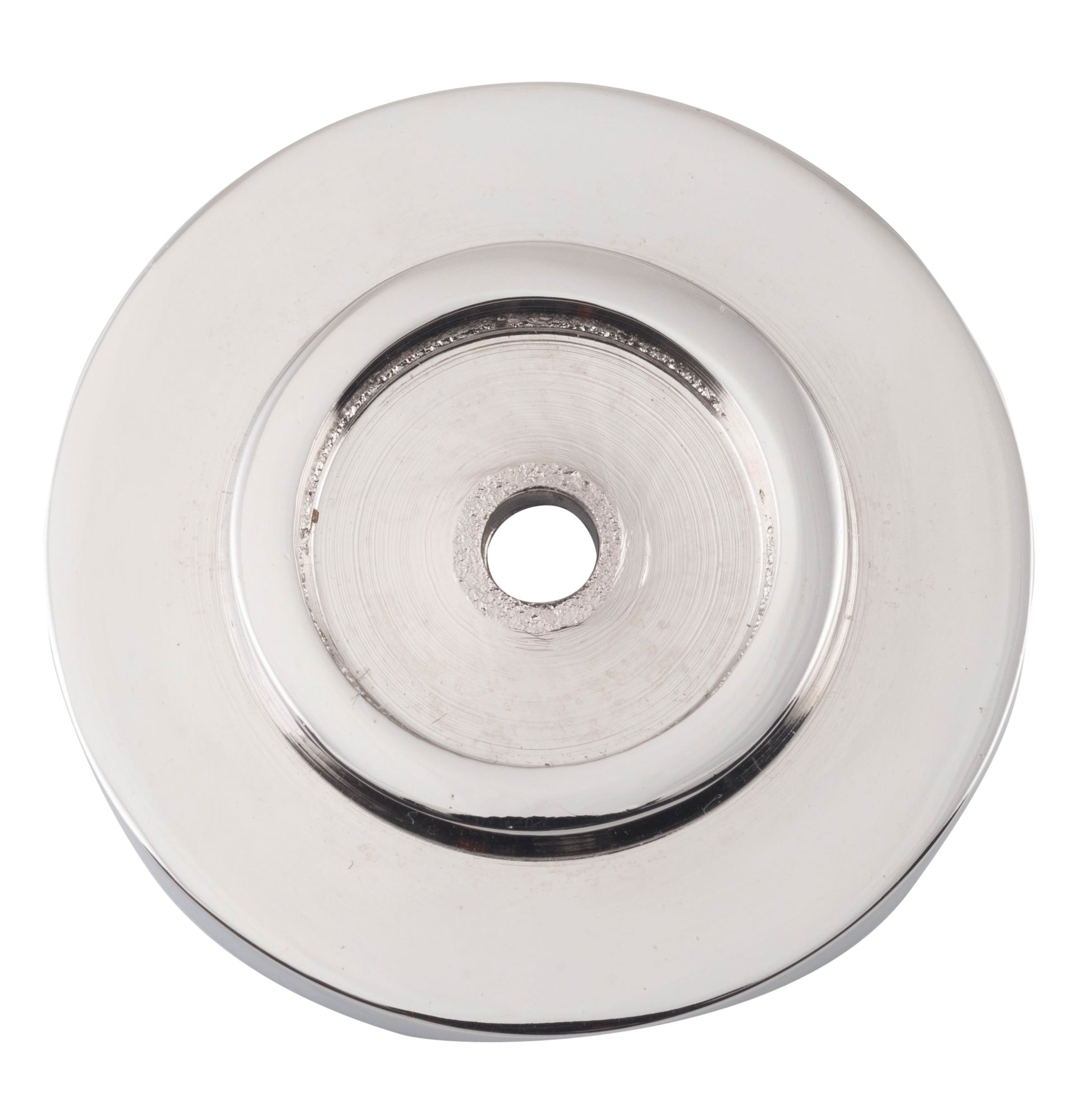 Cupboard Knob Backplate Polished Nickel / D38mm