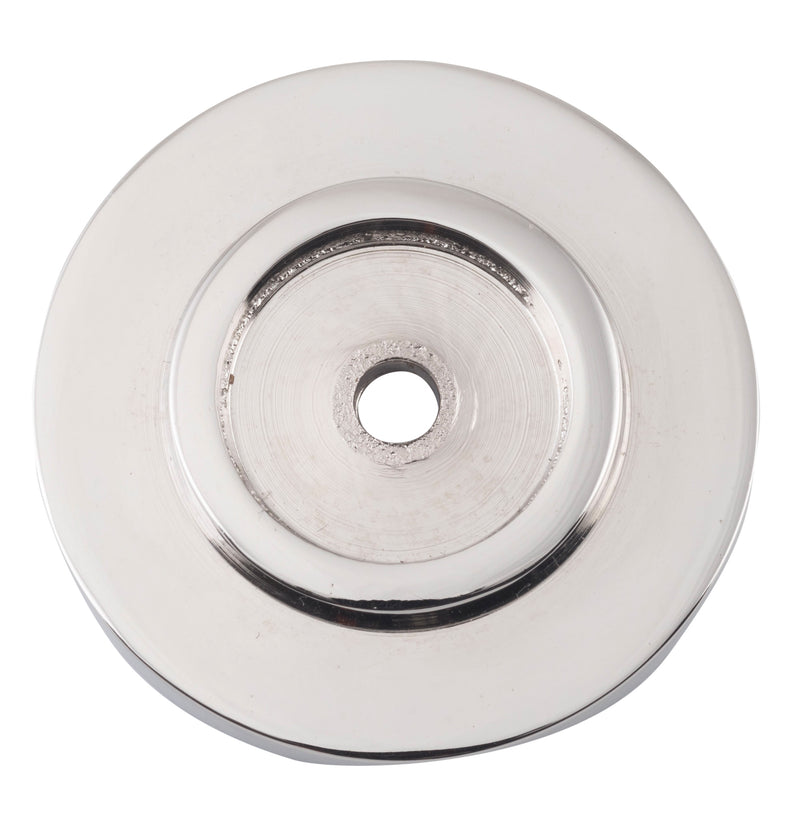 Cupboard Knob Backplate Polished Nickel / D38mm