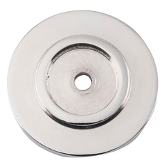 Cupboard Knob Backplate Polished Nickel / D38mm