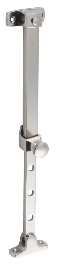 Telescopic Pin Casement Stay - L200-295mm Satin Nickel