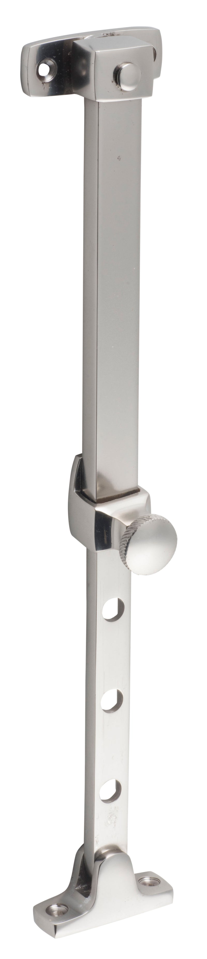 Telescopic Pin Casement Stay - L200-295mm Satin Nickel