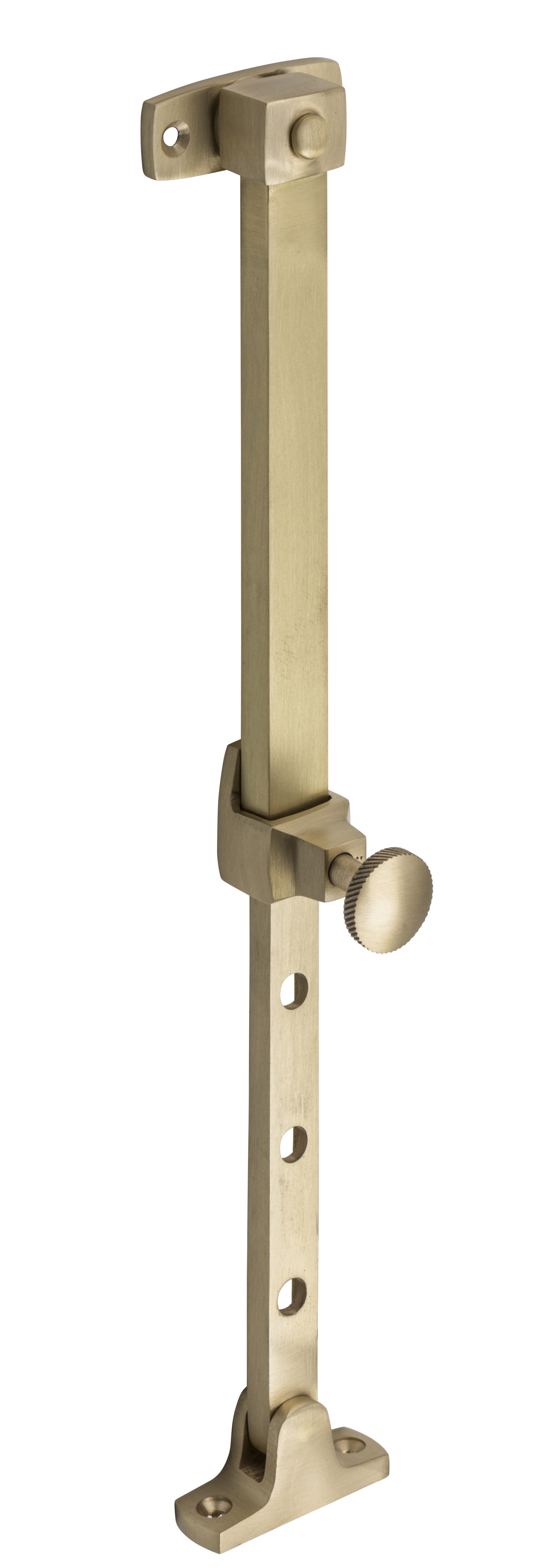 Telescopic Pin Casement Stay - L200-295mm Satin Brass