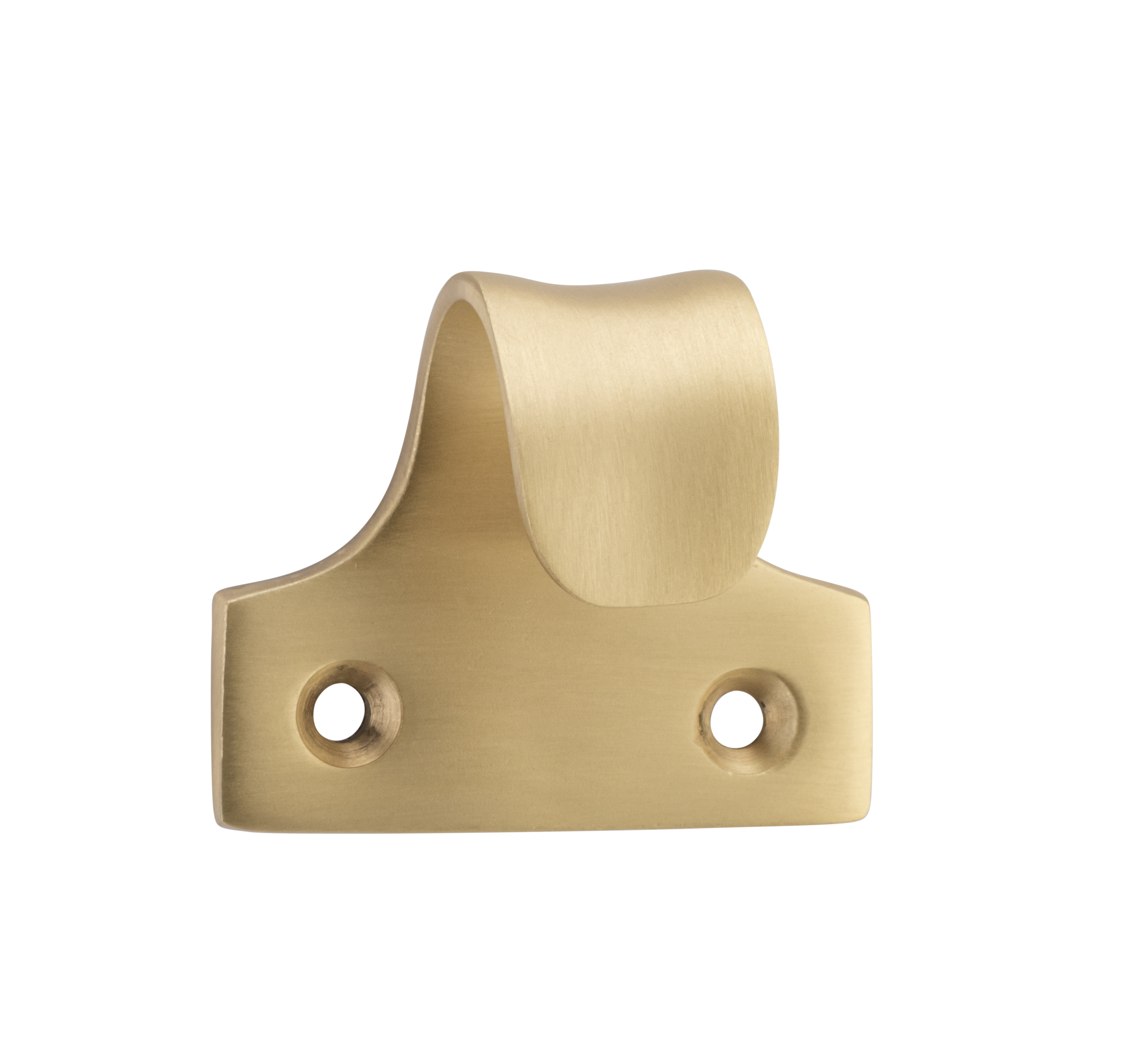 Dished Sash Lift Satin Brass