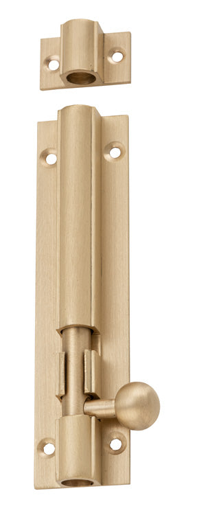 Barrel Bolt Satin Brass / L100mm