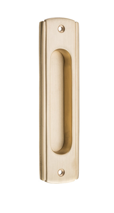Traditional Flush Pull Satin Brass