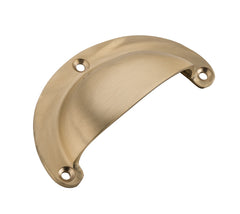 Classic Drawer Pull Satin Brass / Large
