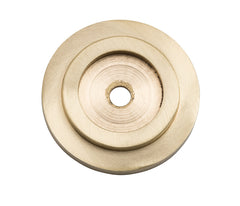 Cupboard Knob Backplate Satin Brass / D32mm