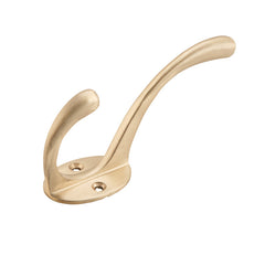 Victorian Hat & Coat Hooks Satin Brass