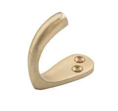Single Robe Hooks Satin Brass