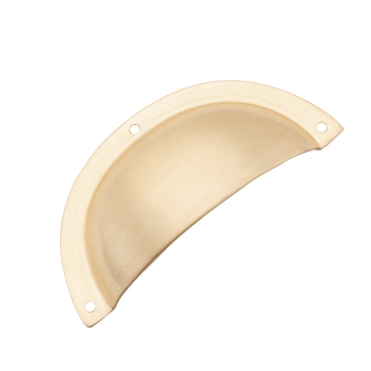 Classic Drawer Pull Satin Brass / Sheet Brass