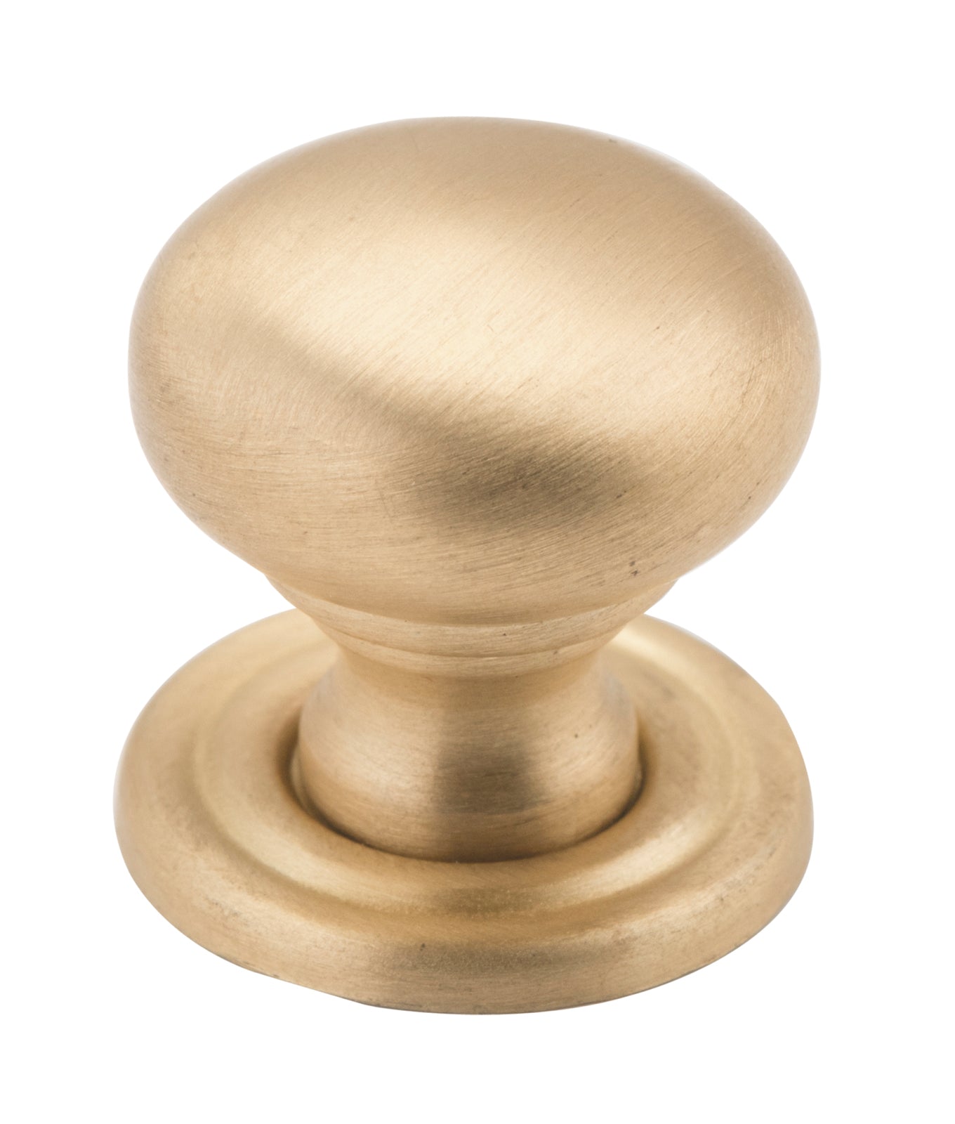 Classic Cupboard Knob Satin Brass / D19xP19mm