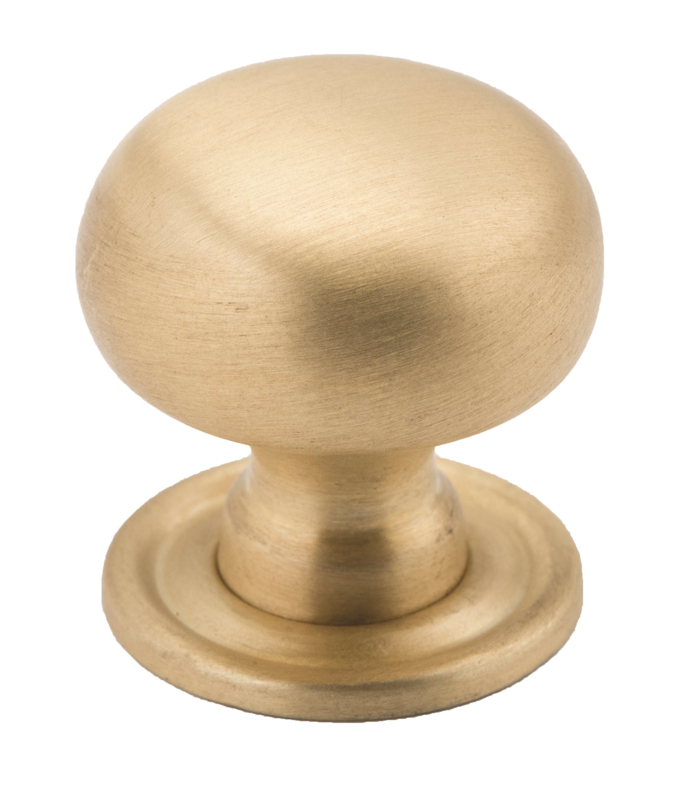Classic Cupboard Knob Satin Brass / D25xP27mm