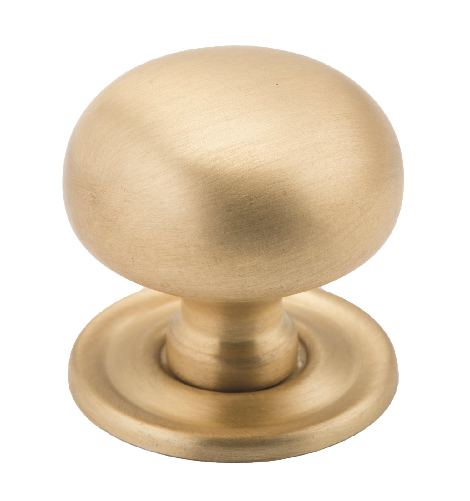 Classic Cupboard Knob Satin Brass / D32xP28mm