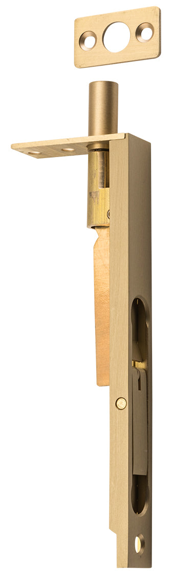 Flush Bolt Satin Brass / L150mm