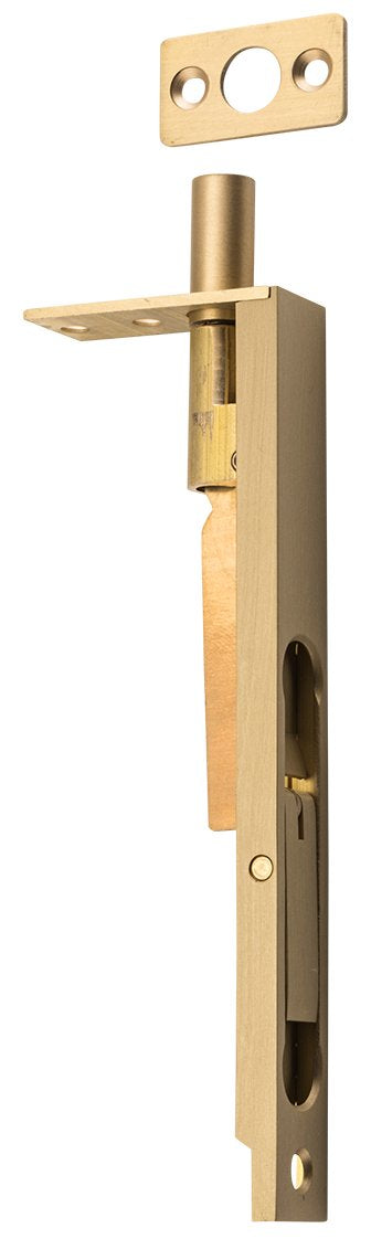Flush Bolt Satin Brass / L150mm