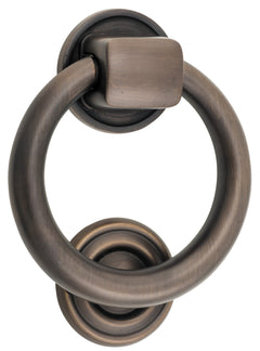 Ring Door Knocker Antique Brass / Solid Brass