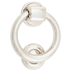 Ring Door Knocker Polished Nickel / Solid Brass