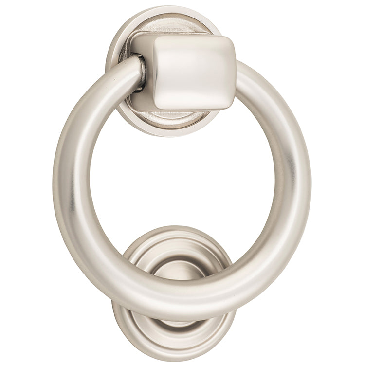 Ring Door Knocker Satin Nickel / Solid Brass