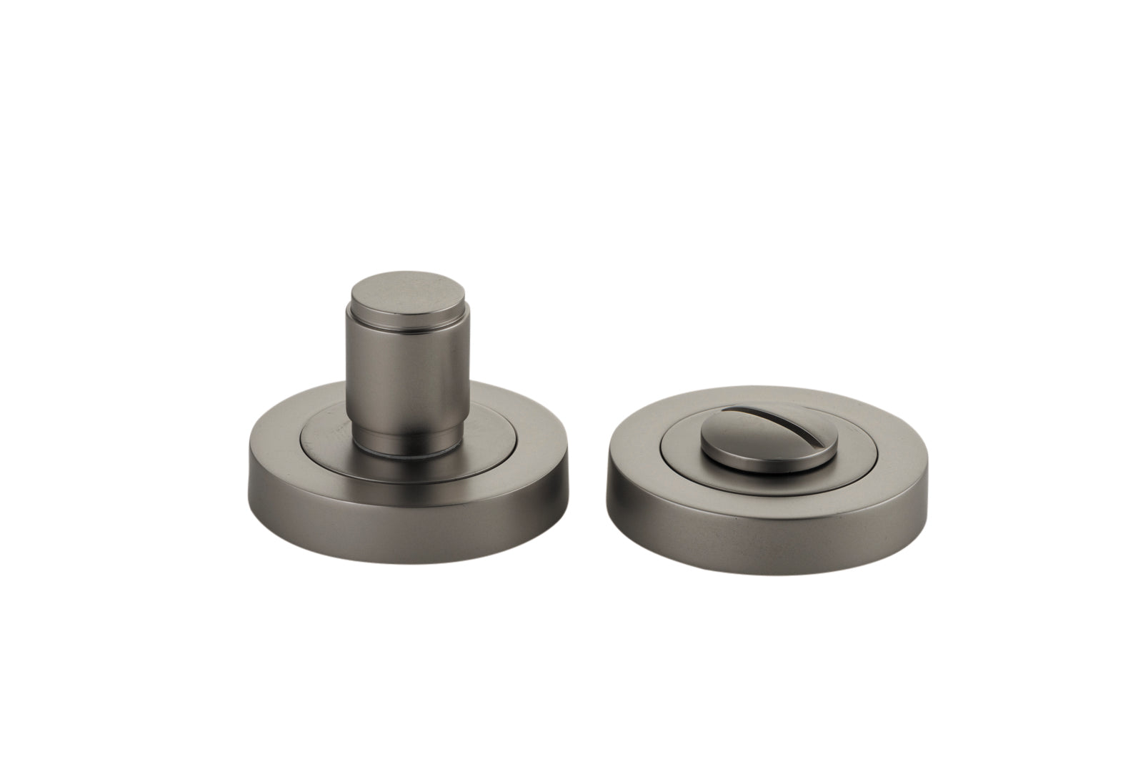 Berlin Privacy Turn - Round Satin Nickel