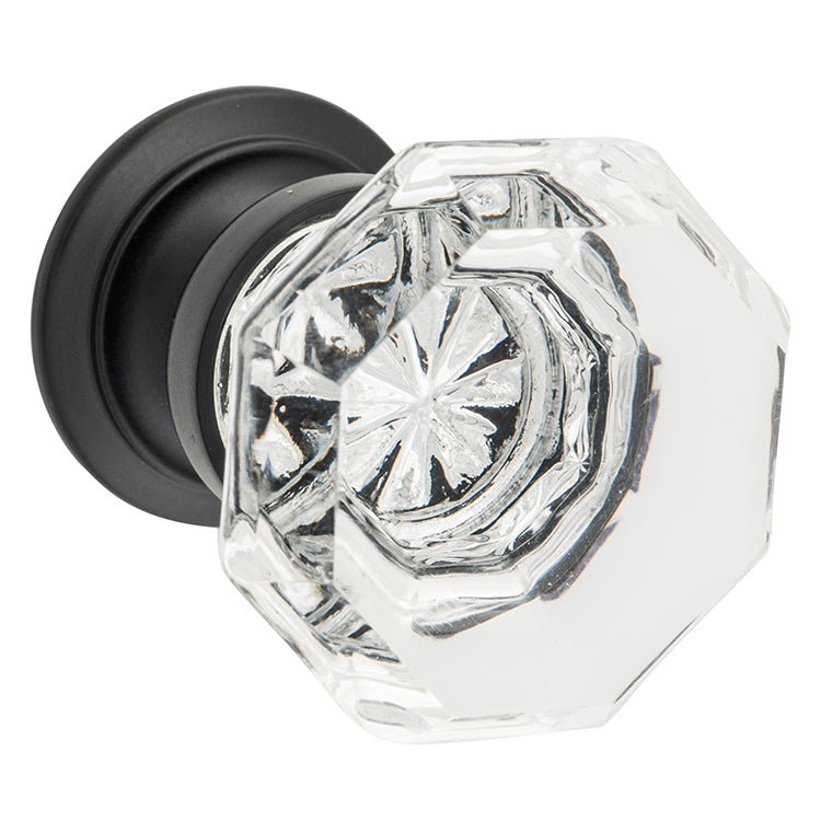 Sophia Glass Cupboard Knob - D32xP39mm BP26mm Matt Black