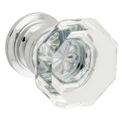 Sophia Glass Cupboard Knob - D32xP39mm BP26mm Chrome Plated