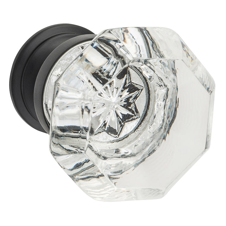 Sophia Glass Cupboard Knob - D41xP47mm BP27mm Matt Black