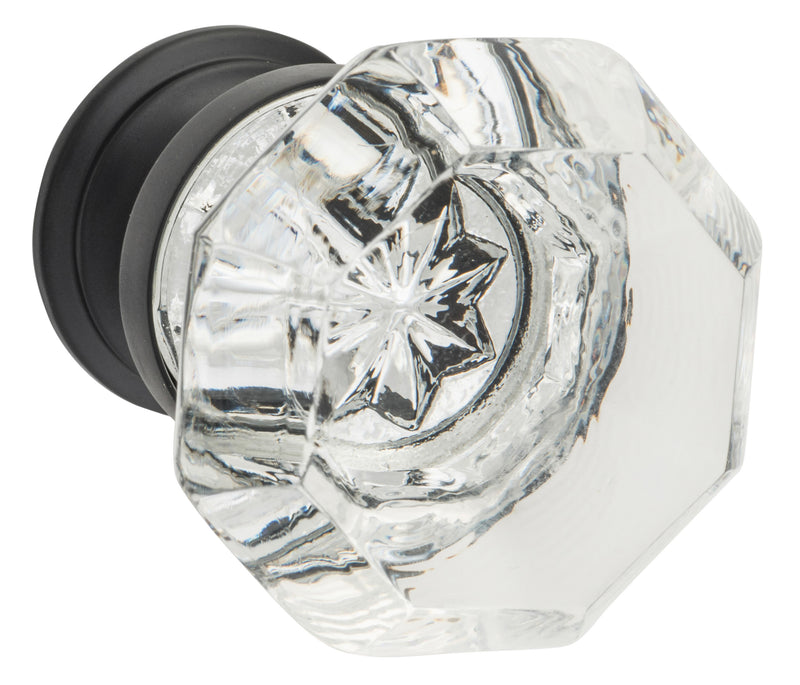 Sophia Glass Cupboard Knob - D41xP47mm BP27mm Matt Black