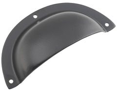 Classic Drawer Pull Matt Black / Sheet Brass