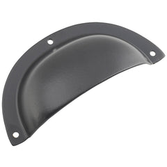 Classic Drawer Pull Matt Black / Sheet Brass