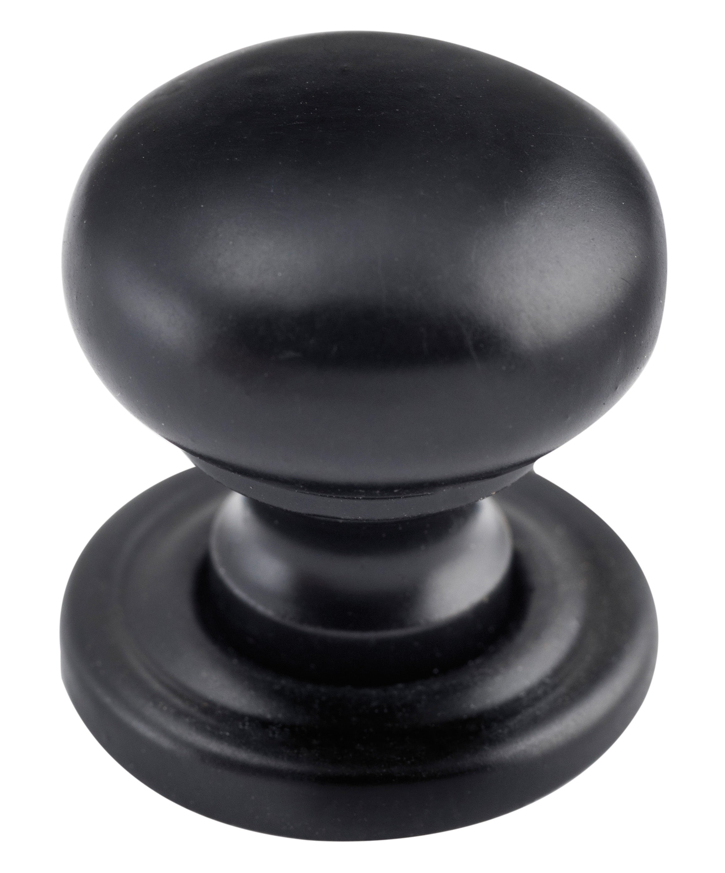 Classic Cupboard Knob Matt Black / D19xP19mm