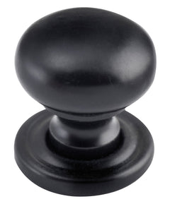 Classic Cupboard Knob Matt Black / D19xP19mm