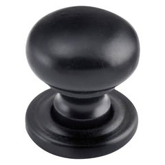 Classic Cupboard Knob Matt Black / D19xP19mm