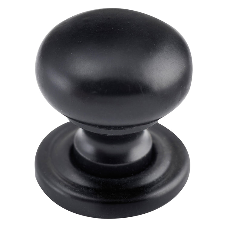 Classic Cupboard Knob Matt Black / D19xP19mm