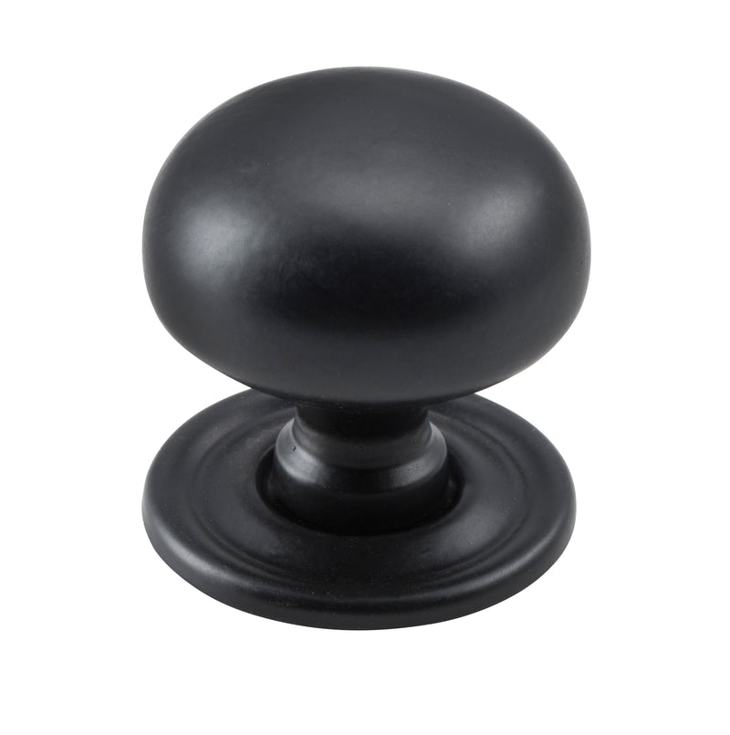 Classic Cupboard Knob Matt Black / D32xP28mm