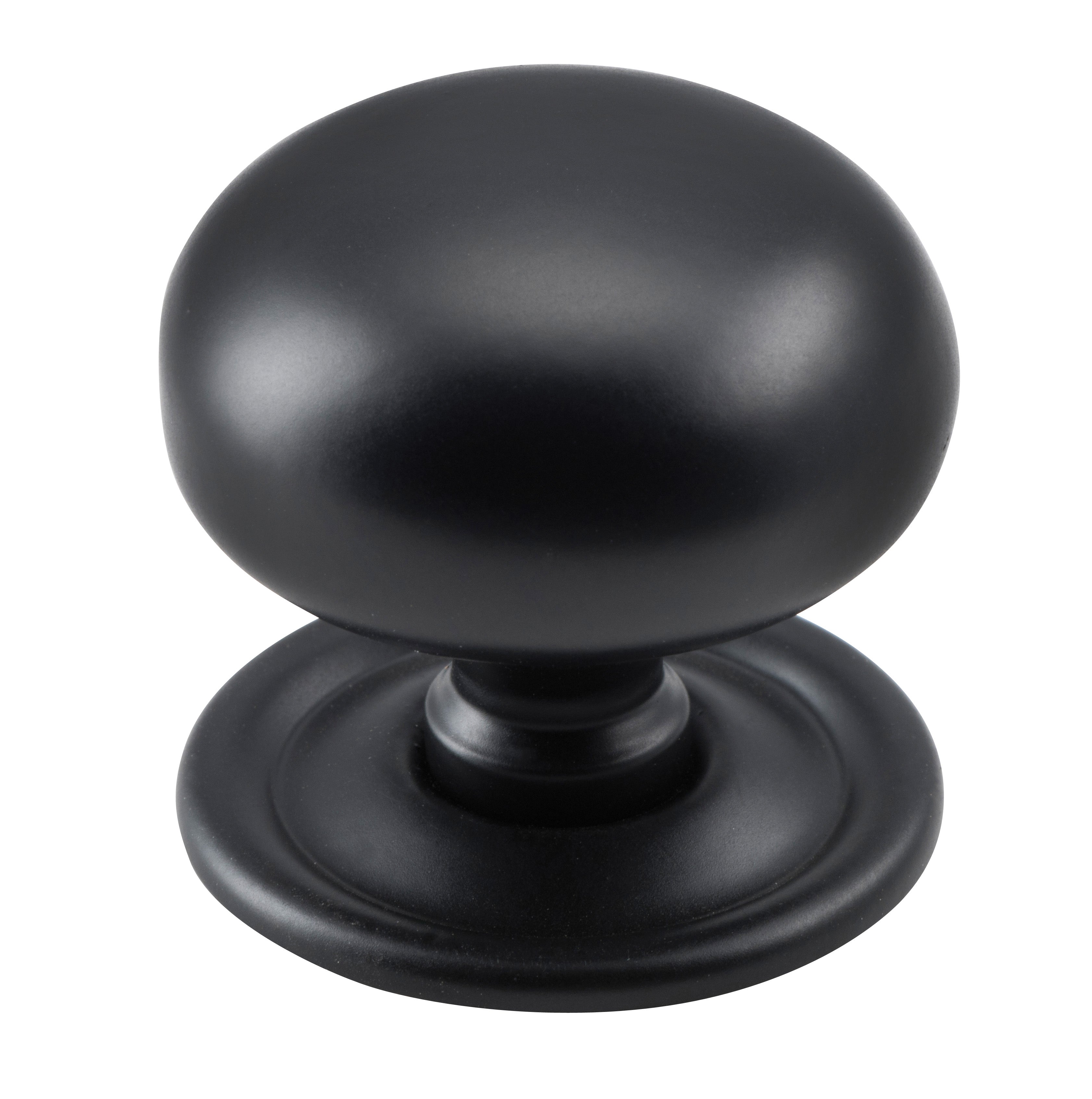 Classic Cupboard Knob Matt Black / D38xP35mm