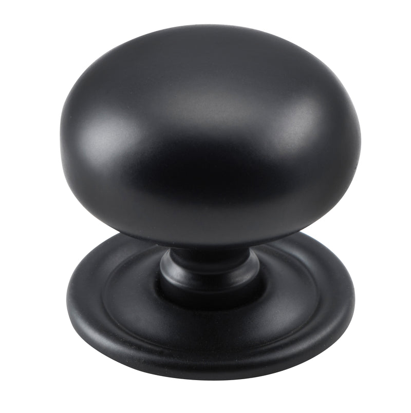 Classic Cupboard Knob Matt Black / D38xP35mm