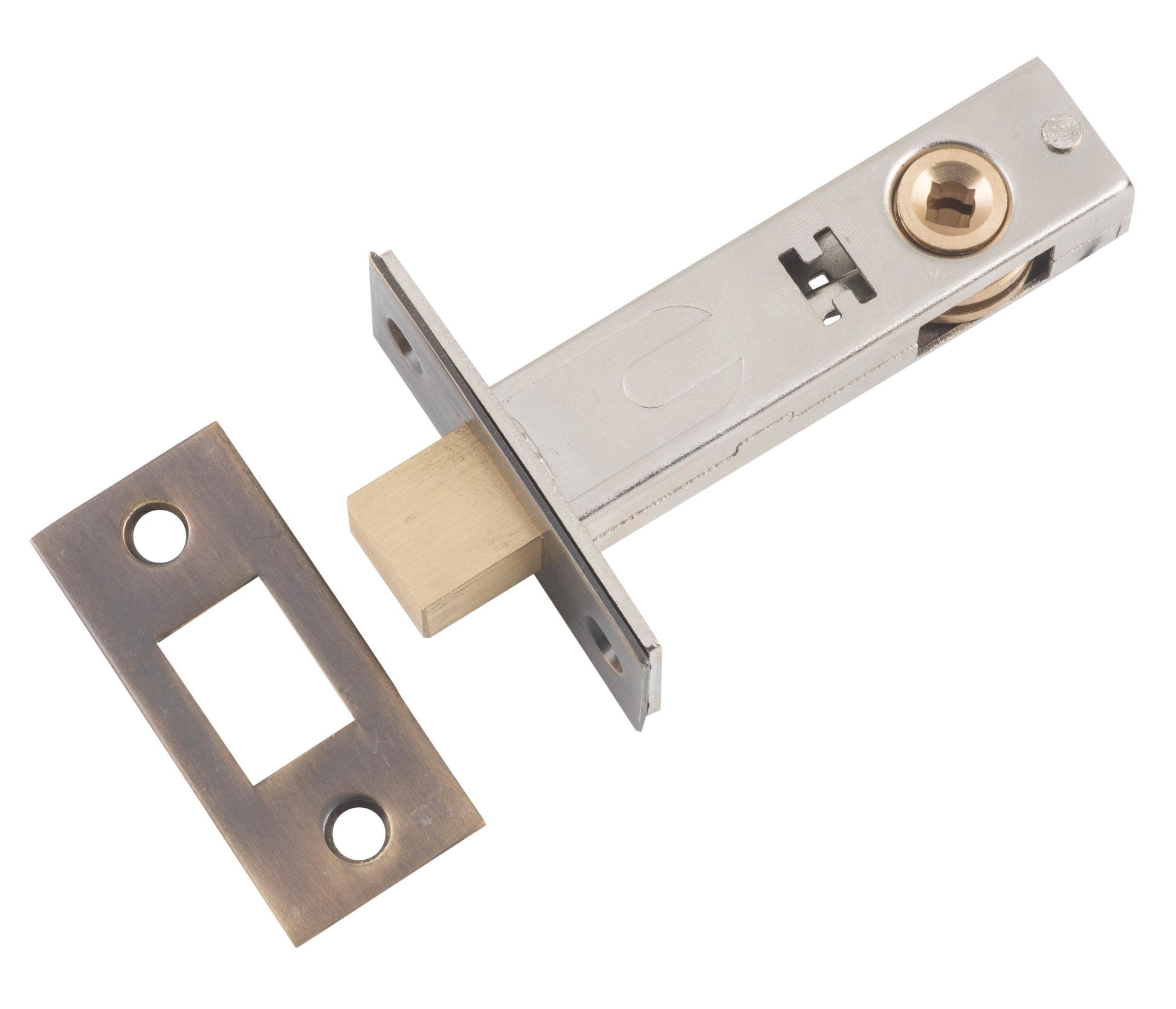 Privacy Bolt Antique Brass / L60mm