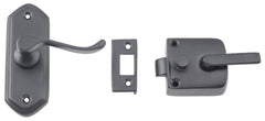 Screen Door Latches - Right Hand Matt Black