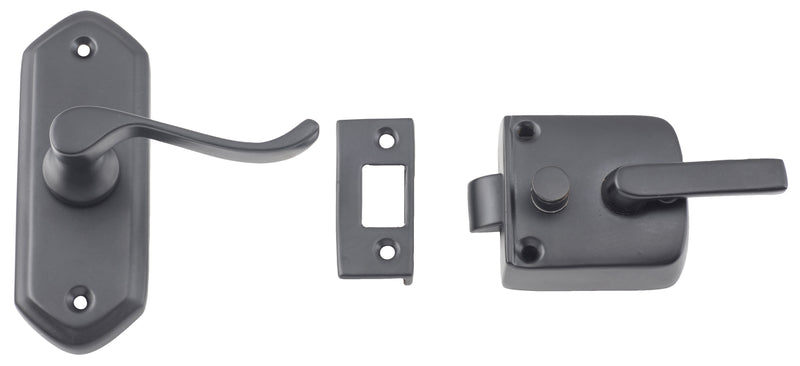 Screen Door Latches - Right Hand Matt Black