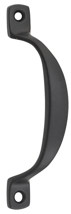 Offset Pull Handle Matt Black / H100xP20mm