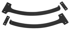 Fanlight Stop Matt Black / L190mm