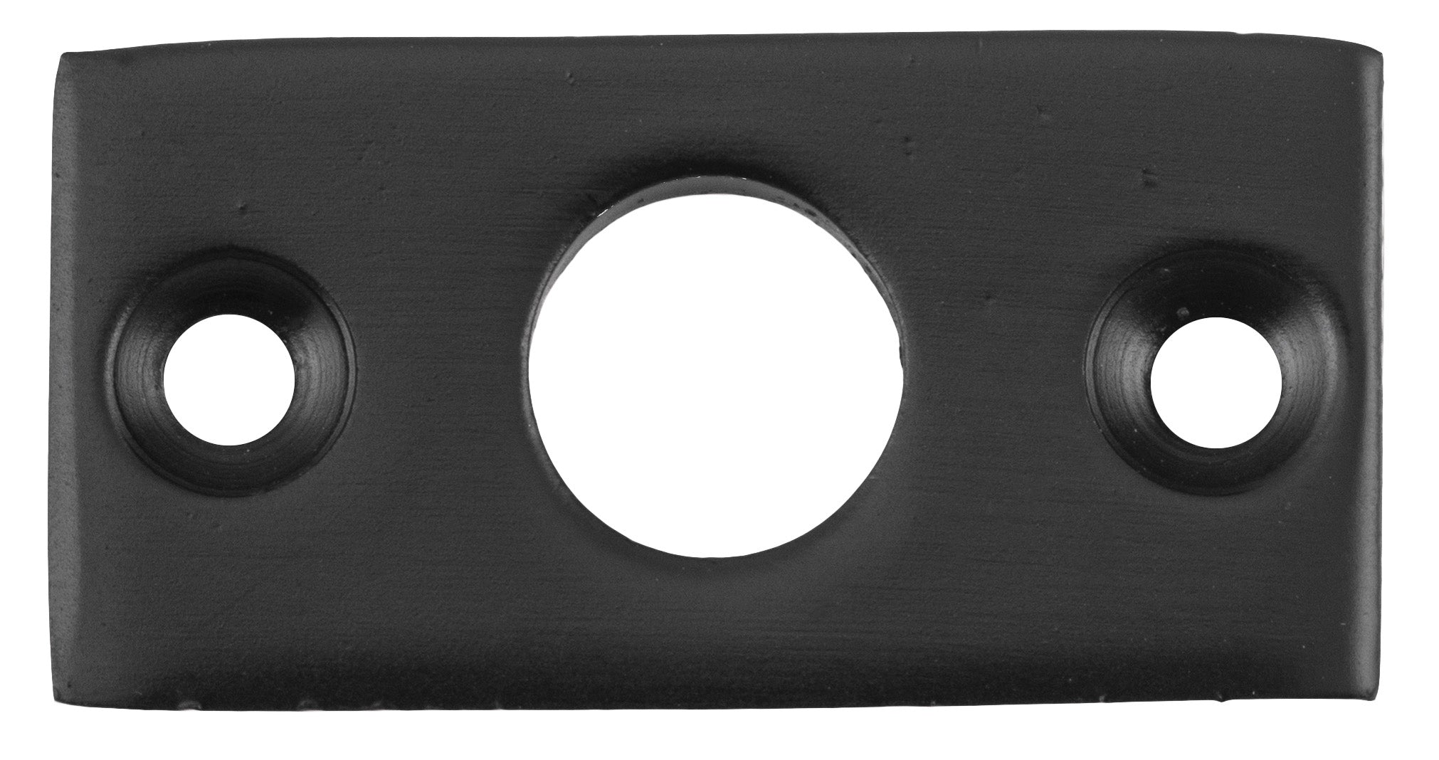 Barrel Bolt Flat Plate Keeper Matt Black / 9mm