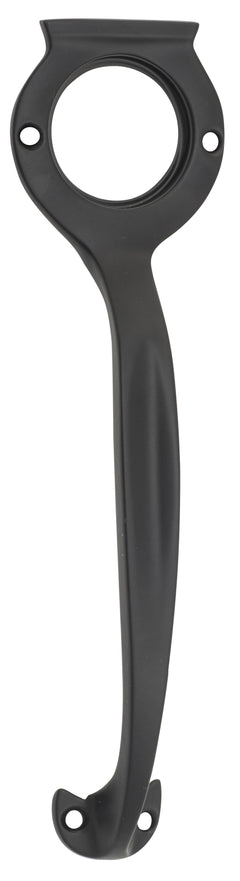 Cylinder Hole Pull Handle Matt Black / H185xW50xP28mm